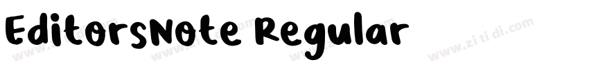 EditorsNote Regular字体转换